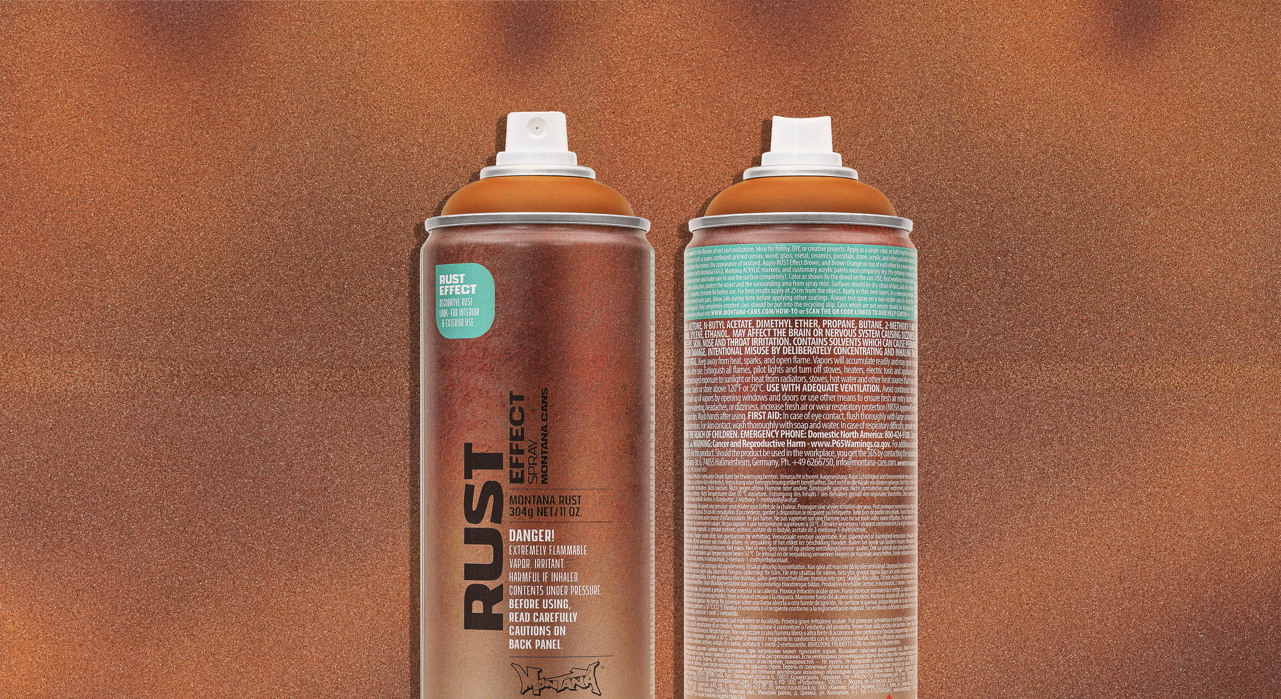 New Montana RUST Effect 400ml A new Effect Spray is now available