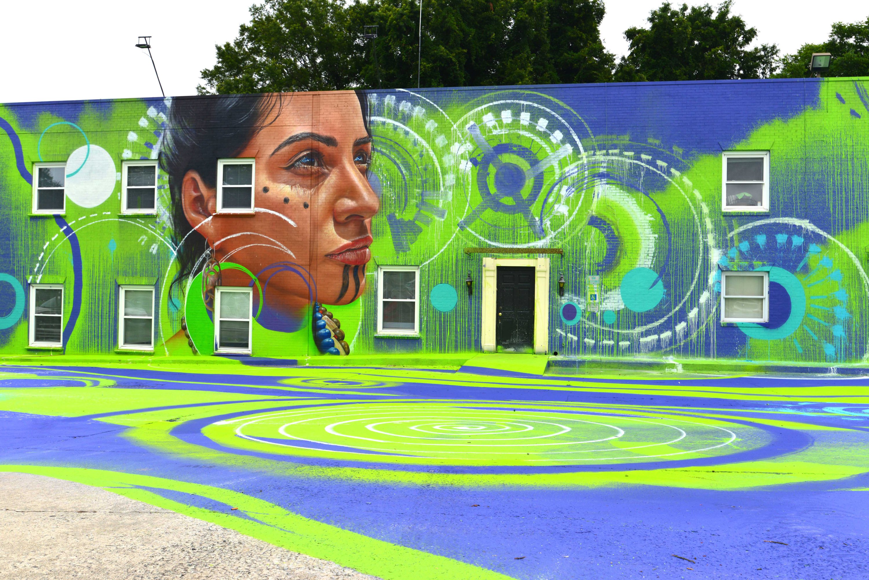 ADNATE & ERIC MANGEN GREENSBORO NC MURAL